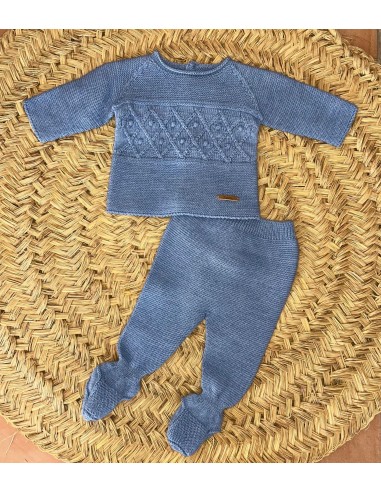 Conjunto dos pieza azulón solita