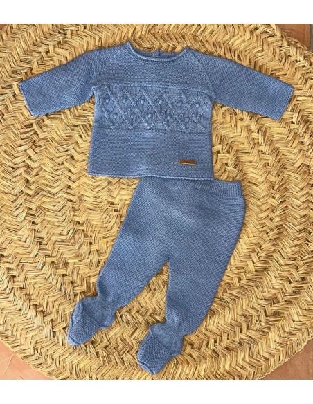 Conjunto dos pieza azulón solita