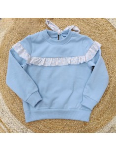 Sudadera celeste