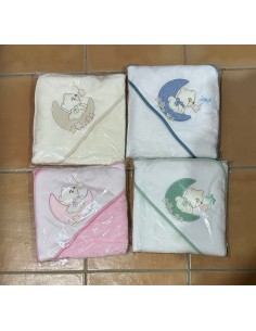 Capa de baño oso luna