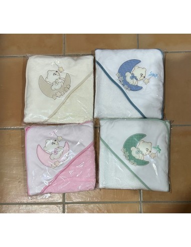 Capa de baño oso luna