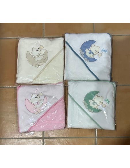 Capa de baño oso luna