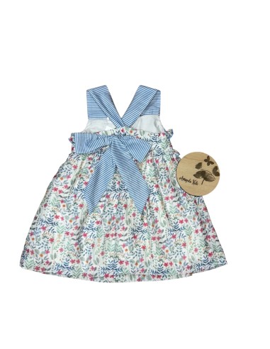 Vestido floral azulon