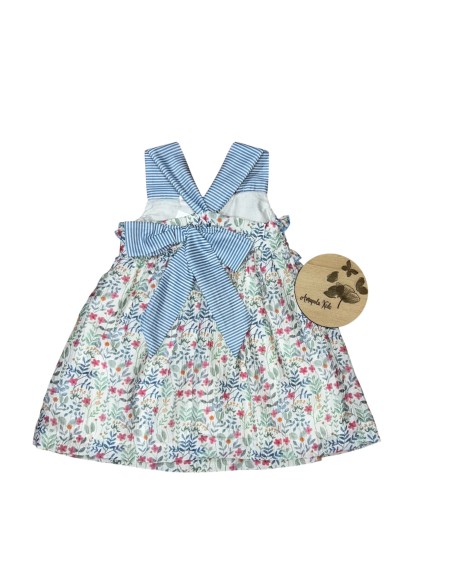 Vestido floral azulon