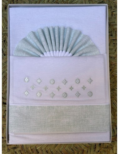 Sábanas Minicuna Franela Verde Agua - Comodidad para Tu Bebé