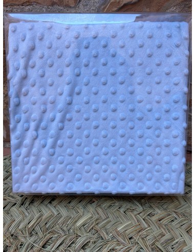 Manta de Topos Celeste - Suave y Encantadora para Tu Bebé