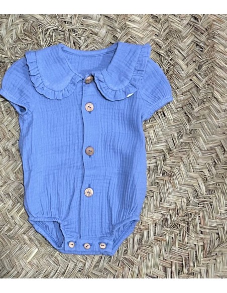 Pelele bambula azulón