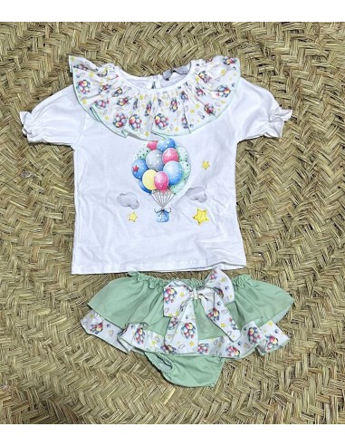 Conjunto globo niña