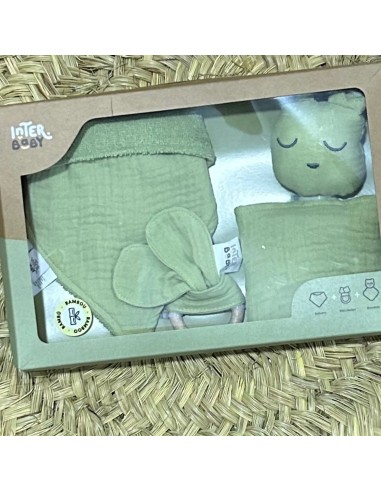 Set dou dou, babero y mordedor