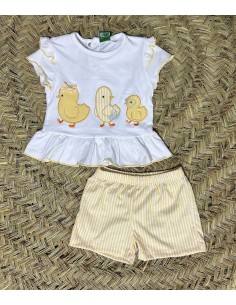 Conjunto pollito niña