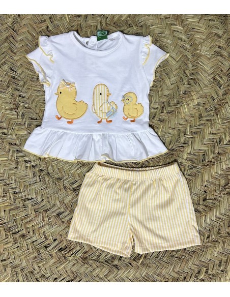Conjunto pollito niña