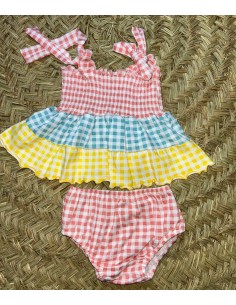 Jesusito cuadro vichy coral