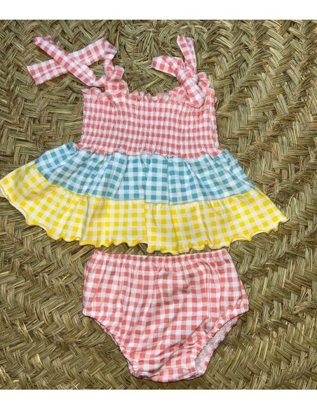 Jesusito cuadro vichy coral