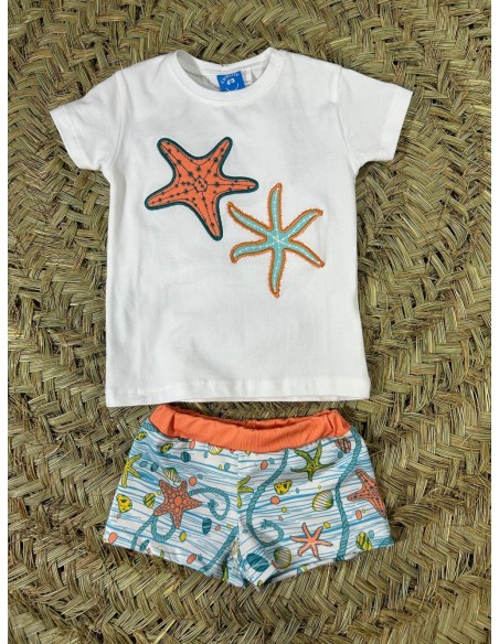 Baño estrella de mar niño