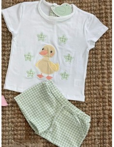Conjunto de baño pato niño