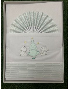 Sábana mini cuna elefante