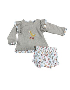 Conjunto niña pato