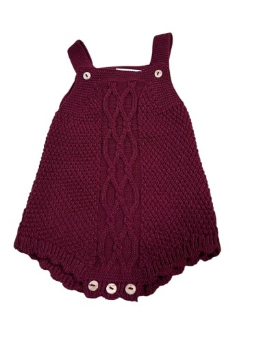 Ranita de lana en burdeos