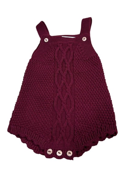 Ranita de lana en burdeos