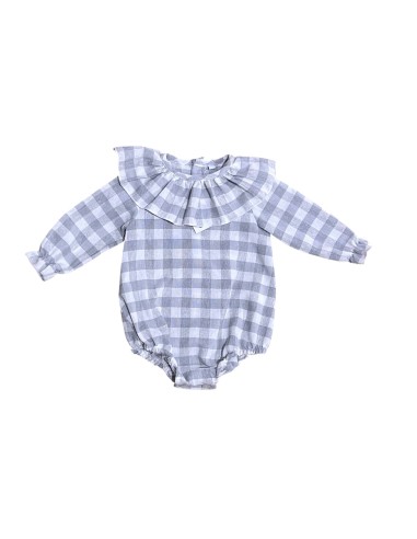 Pelele maxi cuello gris