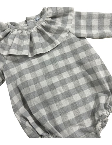 Pelele maxi cuello gris