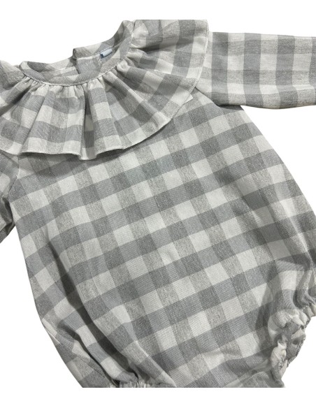 Pelele maxi cuello gris