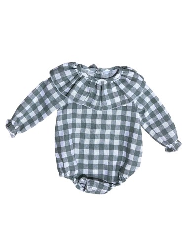 Pelele maxi cuello verde