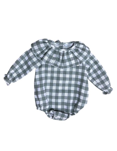 Pelele maxi cuello verde