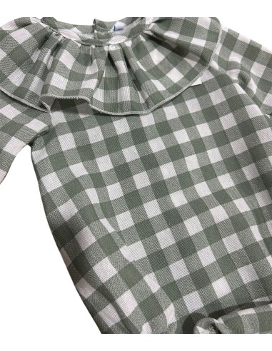 Pelele maxi cuello verde