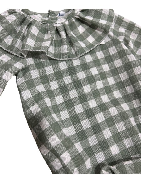 Pelele maxi cuello verde