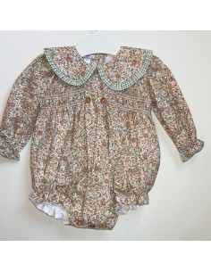 Pelele floral unisex