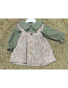 Vestido con camisa de cuello 2