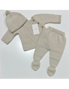 Conjunto lana 3 piezas