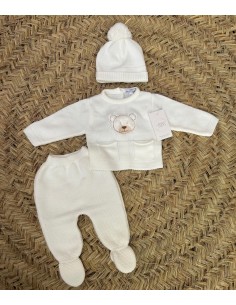 Conjunto tres pieza oso