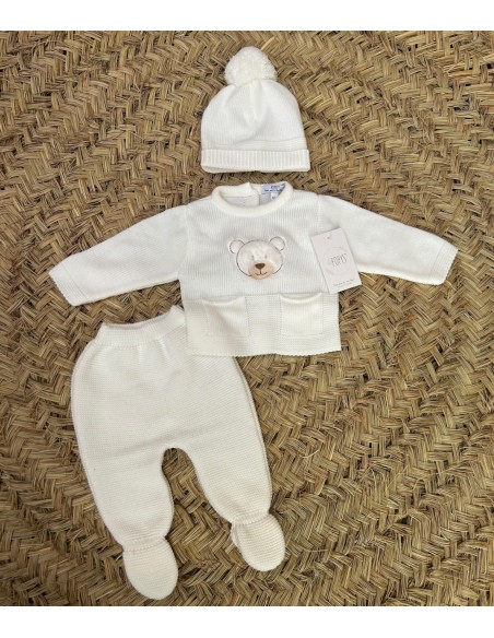 Conjunto tres pieza oso