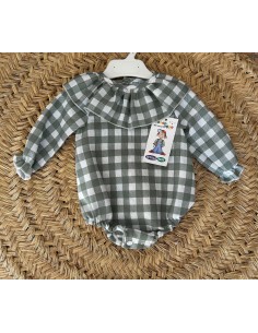 Pelele maxi cuello verde