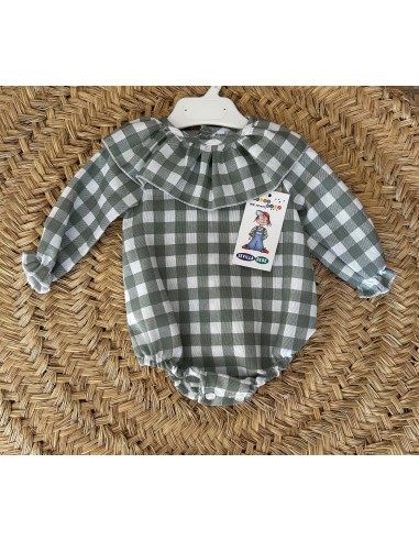 Pelele maxi cuello verde