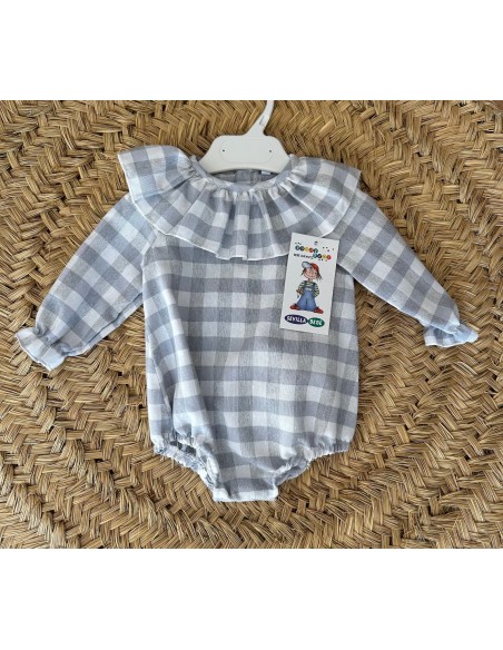 Pelele maxi cuello gris